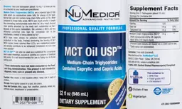 Label for MCT Oil USP