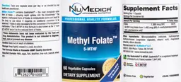 Label for Methyl Folate