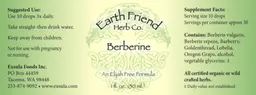 Label for Berberine