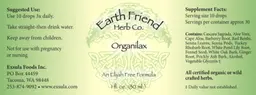 Label for Organilax