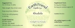 Label for Rhodiola