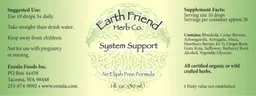 Label for System Support
