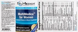 Label for MultiMedica for Women