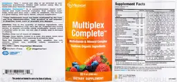 Label for Multiplex Complete Wild Berry Flavor