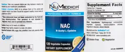 Label for NAC N-Acetyl Cysteine