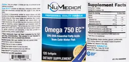 Label for Omega 750 EC