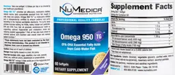 Label for Omega 950 TG