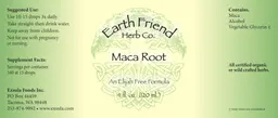Label for Maca Root