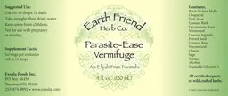 Label for Parasite-Ease Vermifuge