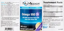 Label for Omega 950 TG