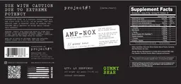 Label for Amp-Nox Gummy Bear