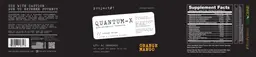 Label for Quantum-X Orange Mango