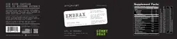 Label for Embra X Gummy Bear