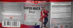 Label for Super Maca Blend