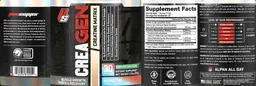 Label for Creagen Creatine Matrix Rocket Pop