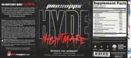 Label for Hyde Nightmare Jawbreaker