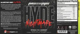 Label for Hyde Nightmare Lightning Lemon