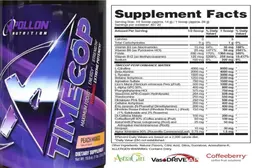 Label for Timecop Peach Mango