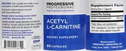 Label for Acetyl L-Carnitine