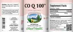 Label for Co Q 100