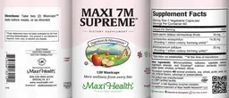 Label for Maxi 7M Supreme