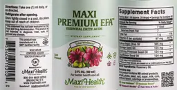 Label for Maxi Premium EFA