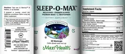 Label for Sleep-O-Max