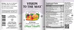 Label for Vision to the Max