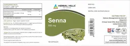 Label for Senna 500 mg