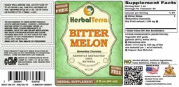 Label for Bitter Melon Sugar Free Alcohol Free