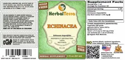 Label for Echinacea Echinacea angustifolia Alcohol Free