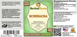 Label for Echinacea Echinacea purpurea Alcohol Free