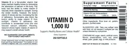 Vitamin D 1,000 IU