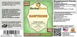 Label for Hawthorn Alcohol Free