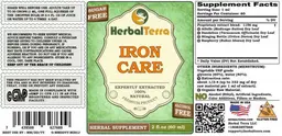 Label for Iron Care Alcohol Free