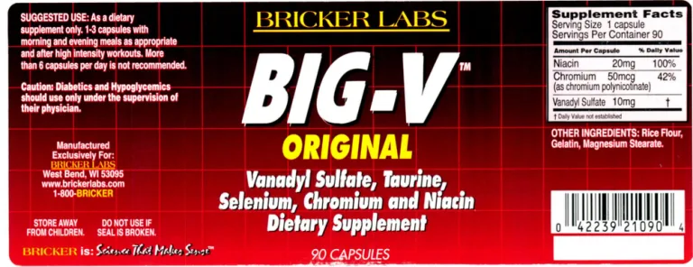 Label for BIG-V Original