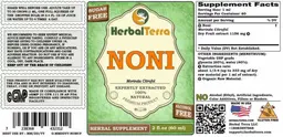 Label for Noni Alcohol Free