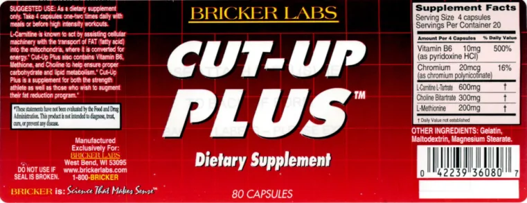 Label for Cut-Up Plus