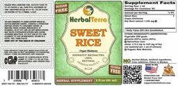 Label for Sweet Rice Alcohol Free