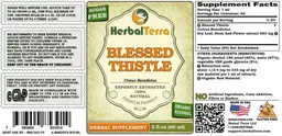 Label for Blessed Thistle Sugar Free