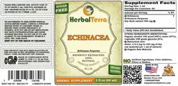 Label for Echinacea Echinacea purpurea