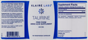 Taurine 500 mg