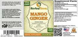 Label for Mango Ginger