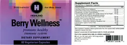 Label for Berry Wellness