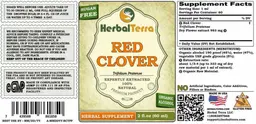 Label for Red Clover