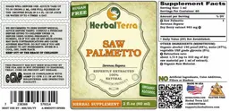 Label for Saw Palmetto