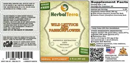 Label for Wild Lettuce and Passionflower Sugar Free
