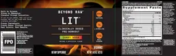 Label for LIT Gummy Worm