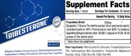 Label for Tribesterone