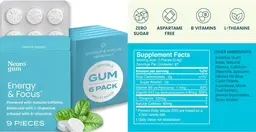 Label for Energy & Focus Peppermint